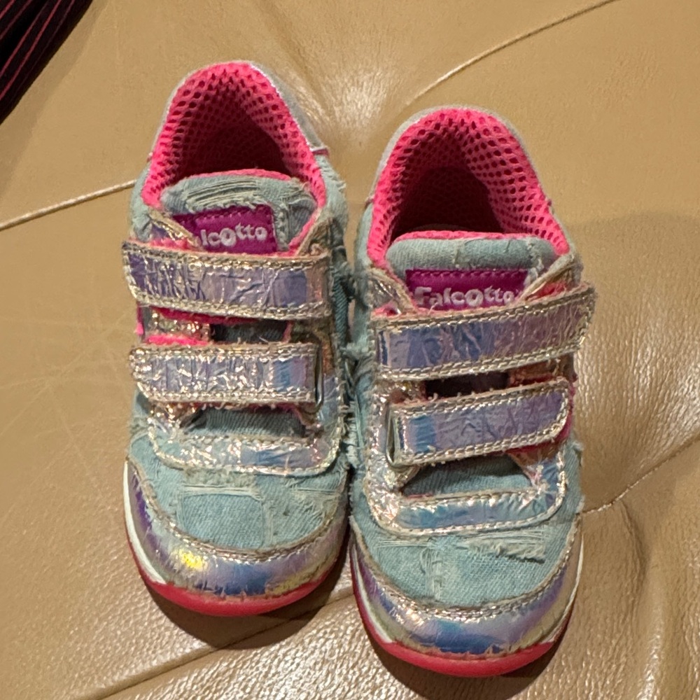 Falcotto Kids Sneakers - Blue and Pink